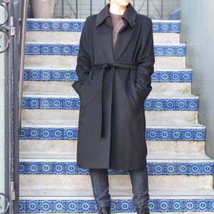 MAX MARA CASHMERE100% BELTED COAT/マックスマーラカシミヤ100%ベルテッドコート