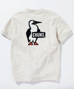 CHUMS 半袖 S/S Booby Logo Crew Top H-White Hホワイト XL 未使用品