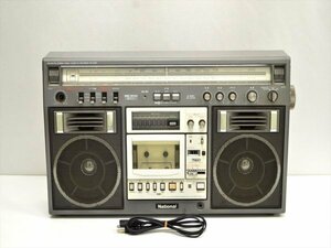 KM567●ジャンク品●National ナショナル RX-5400　AM/FMステレオラジオカセットレコーダー　ラジカセ