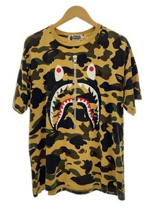 A BATHING APE◆シャークTシャツ/Mサイズ/コットン/ABCカモ/001CSE801005X/アベイシングエイプ