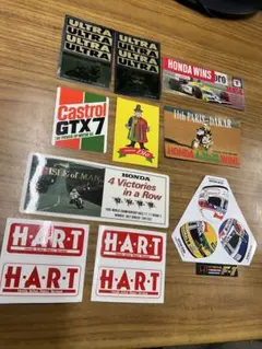 ③ホンダ　H.A.R.T ホンダレーシングステッカー　まとめ　レア　コレクション