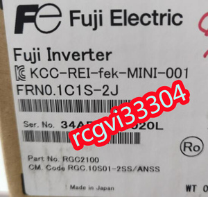 新品 FUJI 富士電気 インバーター FRN0.1C1S-2J 　6ヶ月保証　