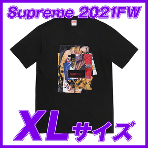 1541　Supreme Stack Tee　Black XLサイズ/シュプリーム スタックTee 黒　XLサイズ 2021AW