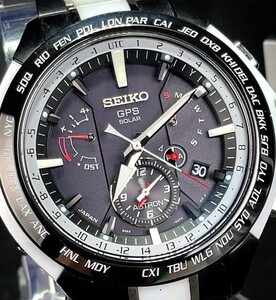 日本限定モデル 2000本 リミテッドエディション 超美品 SEIKO セイコー ASTRON アストロン GPSソーラー 腕時計 電波時計 衛星電波 SBXB071