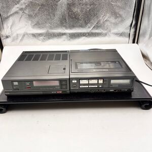 C1602 Y national ナショナル ポータブルVHSビデオレコーダー AG-2400 本体 タイマー付きアダプター