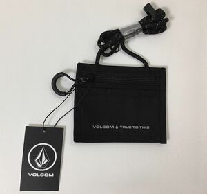 VOLCOM ボルコム D60120JABLK① トラベルウォレット TravelWallet サコッシュ 紐付きの財布 ブラック 黒色 ヴォルコム 新品 即決 送料無料