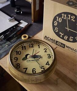 花井祐介 × ACME Furniture BRIGHTON CLOCK 壁掛け時計 YUSUKE HANAI WALL CLOCK アクメファニチャー 40周年限定アイテム 新品未開封