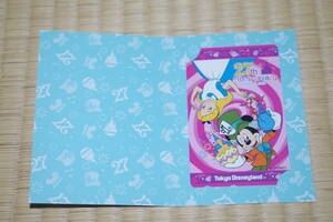 東京ディズニーランド ２７周年記念テレホンカード　（５０度数・未使用品）
