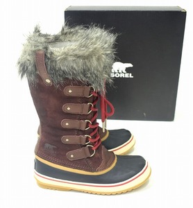 SOREL（ ソレル）JOAN OF ARCTIC ジョアンオブアークティック スノーブーツ ウインターブーツ Redwood Leather Waterproof BOOTS 7