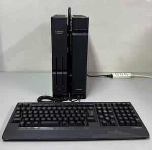 稀少SHARP X68000 SUPER HD (CZ-623C-TN) +キーボード 　通電確認のみ　現状品