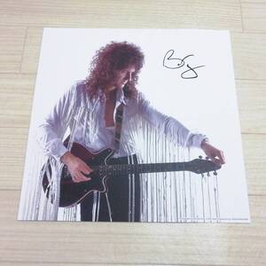 ブライアン・メイ ② Brian May オフィシャル 直筆サイン入りフォト 2021 Brian Harold May QUEEN 美品 グッズ