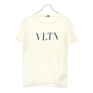 VALENTINO ヴァレンチノ 20SS VLTN LOGO S/S TEE PV0MG10V3LE ロゴプリント半袖Tシャツ カットソー ホワイト