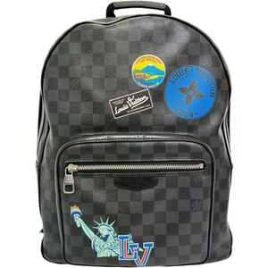 LOUIS VUITTON/ルイ・ヴィトン ジョッシュ ダミエグラフィット N64424 バックパック リュック・デイパック PVC ブラック メンズ