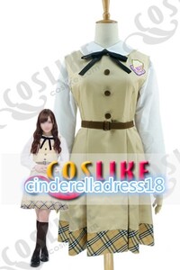 cos7423工場直販 高品質 豪華修正版 欅坂46風 AKB48 乃木坂46 初恋の人を今でもPV版 コスプレ衣装 学生制服衣装