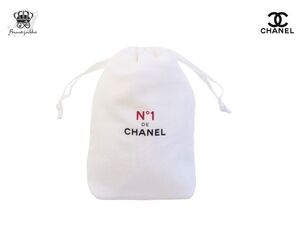 ヌメロアン ドゥ シャネル ノベルティ 巾着ポーチ 赤椿 レッドカメリア N°1 DE CHANEL BEAUTE【New 新品】