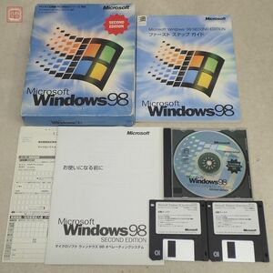 PC/AT互換機 PC-9800シリーズ対応 CD-ROM/3.5インチFD Microsoft Windows98 SECOND EDITION オペレーティングシステム 箱説付【20