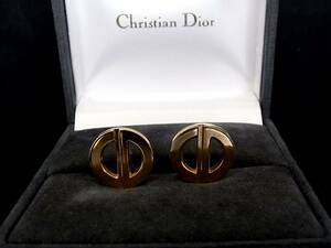 ◎№4203◎■良品■【Dior】ディオール【ゴールド】■カフス♪