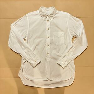 ENGINEERED GARMENTS エンジニアドガーメンツ ボタンダウンシャツ ブロードシャツ WHITE ホワイト 白 S 長袖シャツ