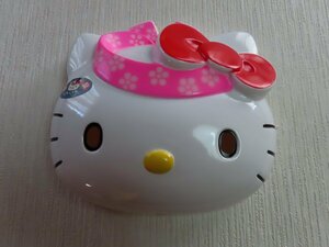 お面　ハローキティ　ピンク花柄ハチマキ　はろうきてぃ　端に日焼けあり　hello kitty　キティ　おめん　サンリオ　Sanrio