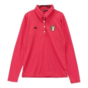 KAPPA GOLF(AW) カッパゴルフ 長袖ポロシャツ レッド系 M [240001956662] レディース