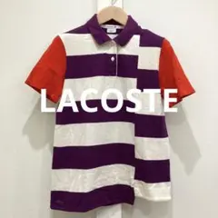 LACOSTE ラコステ アシンメトリー ボーダー ポロシャツ PF5148