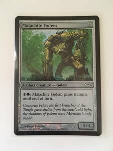 MTG　Malachite Golem/マラカイトのゴーレム　(MRD/ミラディン,英) 1枚(Foil)