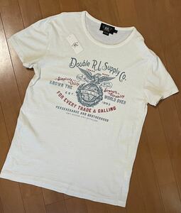 【超希少】RRL ダブルアールエル トレードマークプリントＴシャツ エクリュカラー(生成り色) 発売即完売品です！