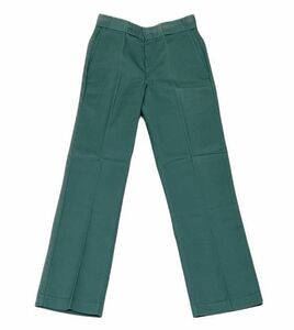 ミントコンデ 米国製 MADE IN USA ディッキーズ Dickies ワークパンツ チノパン 874 ブルーグリーン W28L31 実寸W73L78 [l-0829]