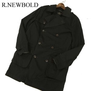 R.NEWBOLD ポールスミス 秋冬 中綿 ライナー★ ダブルコート Sz.S　メンズ 黒　C3T09949_B#N