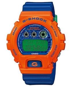 【電池交換済】G-SHOCK Gショック Crazy Colors クレイジーカラーズ オレンジ ブルー 腕時計 DW-6900SC-4JF