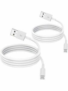 新版 iphone 充電 ケーブル　2M2本セットiphone 充電器 ケーブル USB-A to Lightning ケーブル iPhone充電ケーブル ライトニングケーブル