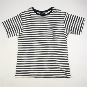 その他 MINEDENIM Hazy Border T-SH BLACK/WHITE ボーダーTシャツ 黒白 Size 【L】 【中古品-良い】 20776881