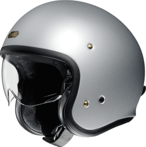 SHOEI　ジェットタイプヘルメット　J・O　ジェイ・オー　マットライトシルバー　L　59ｃｍ