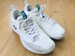 【良品】YONEX＊FUSIONREV＊テニスシューズ＊白＊27cm