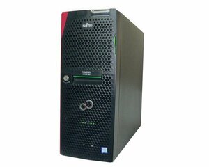 富士通 PRIMERGY TX1330 M3 (PYT1333TNM) Xeon E3-1225 V6 3.3GHz メモリ 4GB HDD 300GB×2(SAS) DVD-ROM