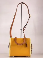 COACH ショルダーバッグ レザー キャメル CJ636