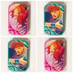 新品★あんスタ【2wink】一番カフェ★スクエア★缶バッジ★4点セット