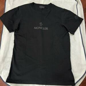 【最新作】【美品】MONCLER モンクレール　ラバーワッペン　半袖Tシャツ　黒　M
