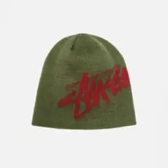 Stussy Brushed Out Stock Skullcap "Army"