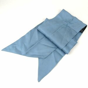 トゥモローランド スカーフ シルク100％ 日本製 無地 ブランド 小物 レディース ブルー TOMORROWLAND
