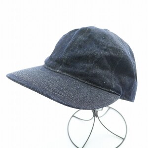 ドゥニーム DENIME Lot301 STRONG DENIME BASEBALL CAP ストロングセンテンスデニムベースボールキャップ 帽子 6パネル L 紺 ネイビー