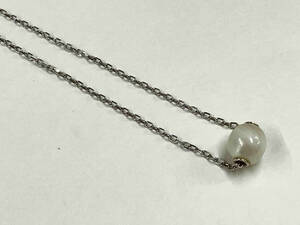 MIKIMOTO ミキモト K18WG 42cm 2.3g CS付 デザインネックレス