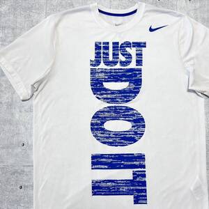 大きいサイズ XL NIKE JUST DO IT ビッグロゴ Tシャツ ナイキ　　デカロゴ DRI-FIT ドライフィット スポーツ タウンユース 玉10238