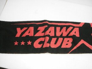 6306 長期保管品 矢沢永吉 YAZAWA★★★CLUB スポーツタオル ロングタオル 星 E.YAZAWA 黒×赤 クリックポスト 送料185円