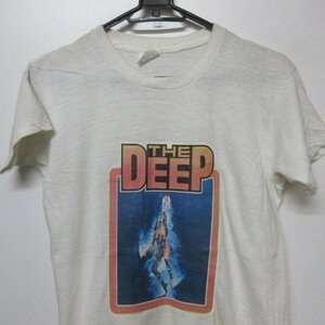 70年代　アメリカ製　 映画　Tシャツ 　白　BOYS 　DEEP　オールド　ビンテージ　アメカジ古着　sy3565