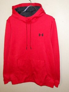 z6281UNDERARMOUR★アンダーアーマー★ラバーロゴプリントパーカー★サイズL★人気★激安