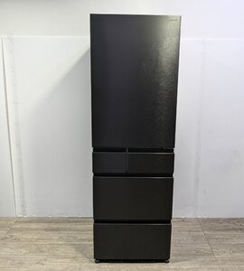 【美品】埼玉発B　Panasonic　ノンフロン冷凍冷蔵庫　NR-E46CV1-K 457L/100kg MM　IMA