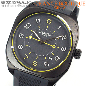 101739953 エルメス HERMES H08 185本限定 SP1.741d グレー チタン ラバー 腕時計 メンズ 自動巻