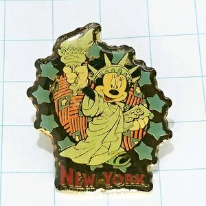 送料無料)ミニーマウス ニューヨーク ディズニー キャラクター ピンバッジ PINS ピンズ A19277