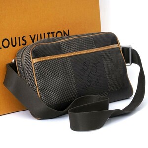 【極美品】 ルイヴィトン Louis Vuitton ダミエジェアン アクロバット テール ショルダーバッグ ボディバッグ 斜めかけ メンズ 1円 1092